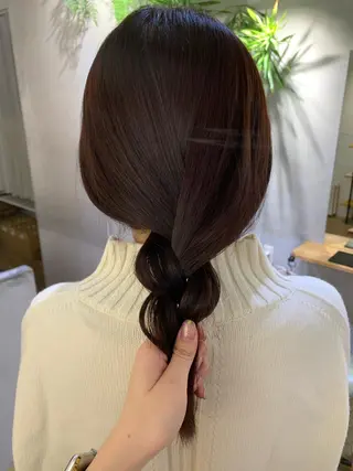 ミディアム カラー Door代官山所属・詩織/パーマ /代官山のヘアスタイル