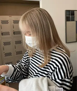 ミディアム qulim所属・qulim【クリム】 /ハイトーン/海音のヘアスタイル