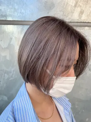 ショート カラー ヘアアレンジ 🍃柔らかヘアー田中 瑞希🍃のヘアスタイル
