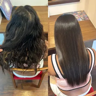 ロング オートクチュールランコントレ西京極店所属・今在家 玲のヘアスタイル