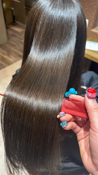 ロング カラー パーマ ヘアアレンジ Lafithhairliebe京都駅前店所属・京都駅前 🎀あかりのヘアスタイル