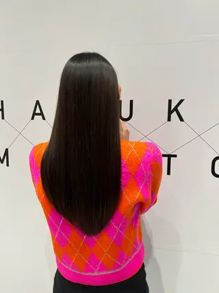 ロング ハルキミナトジャパン横浜所属・美髪矯正/髪質改善 /艶髪/千田理名🪞のヘアスタイル