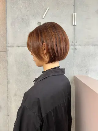 ショート カコ/レイヤーカット ヘアアレンジのヘアスタイル