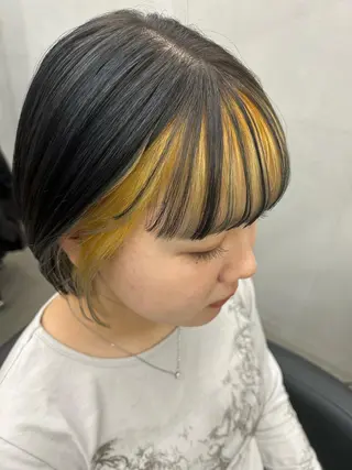 ショート カラー N/デザインカラー 🌿ナギのヘアスタイル