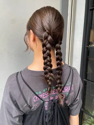 ロング カラー ハナ🌼 ボブ/透明感カラーのヘアスタイル