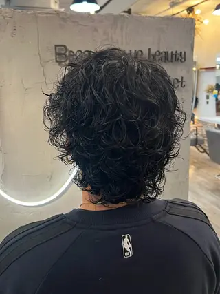 パーマ メンズ 似合わせカット💙 いぐち しょうた💙のヘアスタイル
