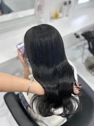 カラー 🇰🇷韓国っぽ 透明感🇰🇷胡海のヘアスタイル