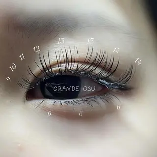 マツエク・マツパ GRANDE OSU 藤原/eye店長のマツエク・マツパデザイン