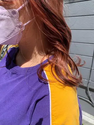 ショート カラー ヘアアレンジ ブリーチなし/ レイヤー🌿runaのヘアスタイル