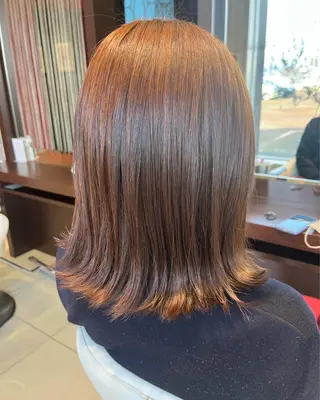 セミロング カラー EARTH長岡 🌼渡辺まい🌼のヘアスタイル
