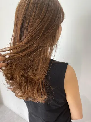 ロング カラー ネイル マツエク・マツパ ボブ、縮毛矯正👑 心斎橋/高城涼也のヘアスタイル