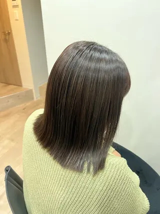 ミディアム カラー diar湘南台所属・スガワラ　メグミ/ 湘南台/カットモデルのヘアスタイル