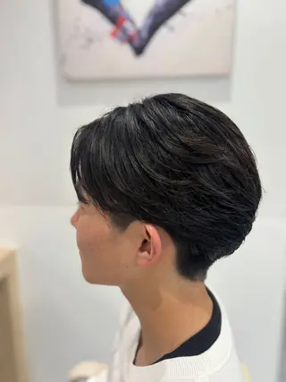ショート パーマ メンズ メンズ特化韓国風 パーマスタイル/りんのヘアスタイル