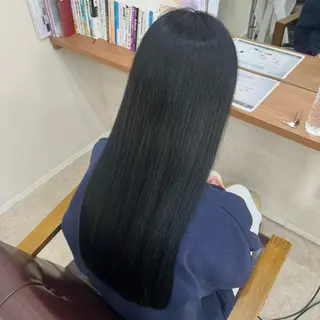 ロング カラー 永井 夢彩のヘアスタイル