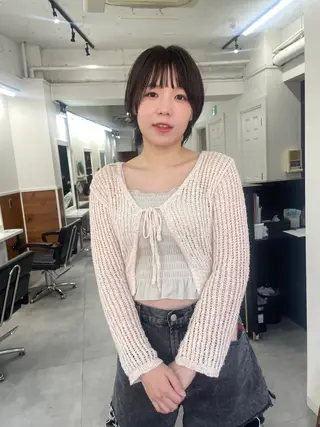 ショート カラー レイヤー/似合わせ TAKUYAのヘアスタイル