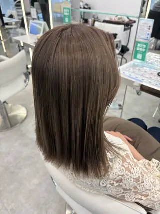 セミロング カラー 透明感/韓国風 🇰🇷RYUKIのヘアスタイル