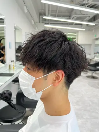 ショート パーマ メンズ 山本 ありさの眉毛・アイブロウイメージ