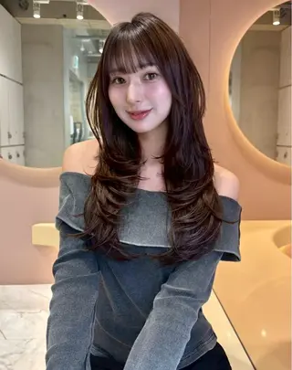 ロング 大宮/うる艶カラー 🩵/矯正🩷しょまのヘアスタイル