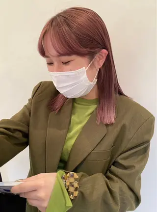 ミディアム カラー ダブルカラー/ 艶カラー／こうきのヘアスタイル