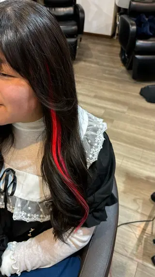 ロング 🎀ハイトーン/ 艶カラー/夕月🎀のヘアスタイル