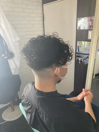 ショート パーマ メンズ Kimura Shinyaのヘアスタイル