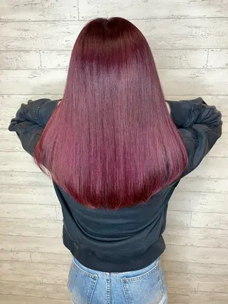 セミロング カラー 小池 穂果/ 府中のヘアスタイル