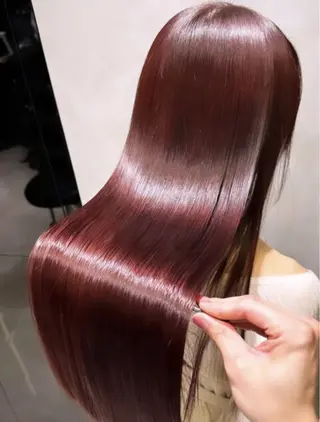 セミロング カラー 【美髪ハイトーン】 髪質改善/大和🎀のヘアスタイル