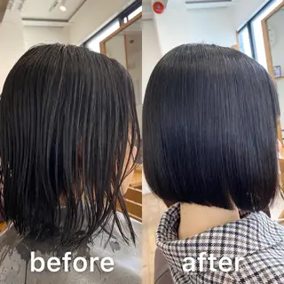 ショート KIZU 髪質改善 オカルト怪談のヘアスタイル