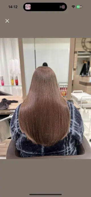 ロング カラー ✨髪質改善縮毛矯正 ✨輿水のヘアスタイル