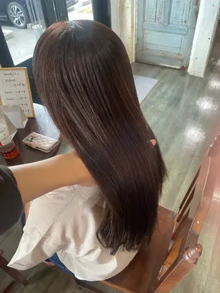 ロング モテるブラウンカラー の達人Tomoyaのヘアスタイル