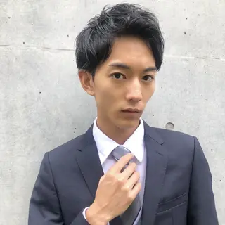 メンズ 韓国風ヘア🇰🇷 トレンドスタイル🫧のヘアスタイル