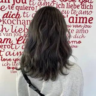 セミロング カラー ヘアアレンジ CREAPY所属・CREAPY　日向野 利菜のヘアスタイル