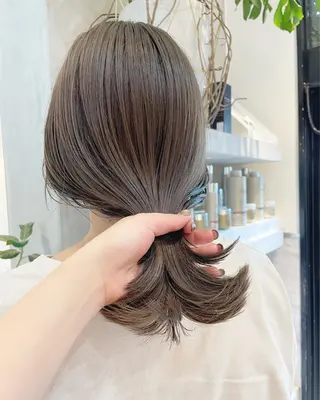 ミディアム カラー 🫧透明感ヘア🫧 🧸竹花　彩希🧸のヘアスタイル