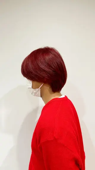 カラー メンズ 川端 明莉のヘアスタイル