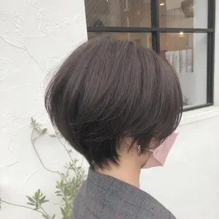 ショート カラー パーマ ヘアアレンジ 【ツヤ髪美容師】 ツダケイスケのヘアスタイル