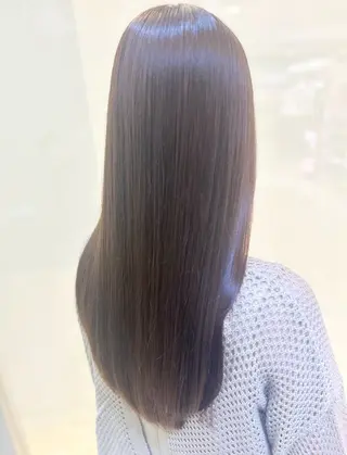 ロング カラー 艶質改善/縮毛矯正 ササキナツミのヘアスタイル