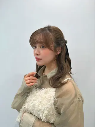 セミロング 🫧韓国風レイヤー カット強化‼️りりかのヘアスタイル