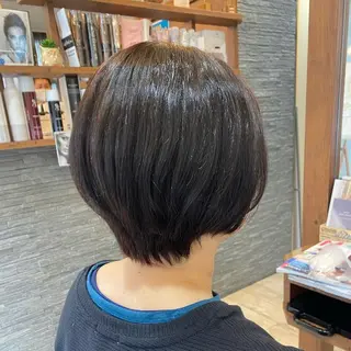 セミロング 加藤 実穂のヘアスタイル