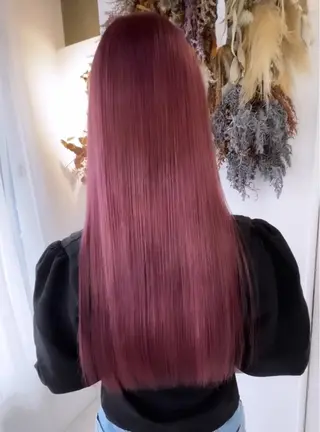 ロング カラー Charmant【シェルマン】所属・髪質改善ストレート 高槻/艶髪/ʀᴇɪのヘアスタイル