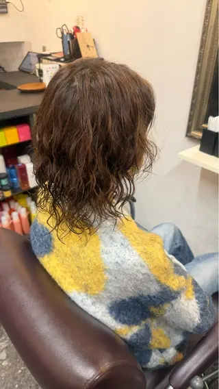 ミディアム glow up by24 稲葉店所属・小原 大輝のヘアスタイル