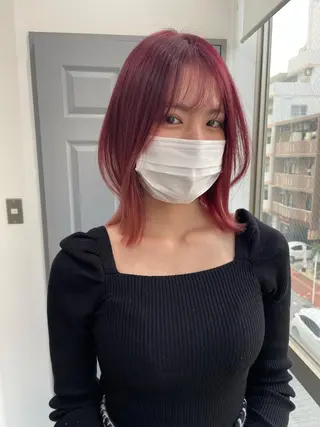 ミディアム RAWR　Hair Brio所属・髪質改善/ブリーチ /ユウキ🫧🌸のヘアスタイル