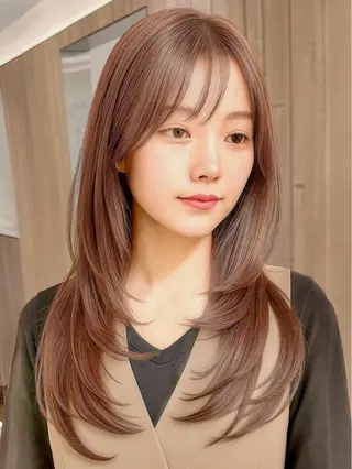 ロング カラー yori SAPPORO所属・yori/レイヤー 代表すがわらのヘアスタイル