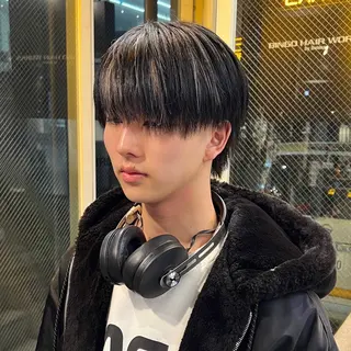 メンズ メンズ特化/パーマ/ メッシュ/竜成のヘアスタイル