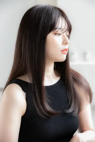 ロング カラー 【ミディアムと ロングに特化】島田恋のヘアスタイル