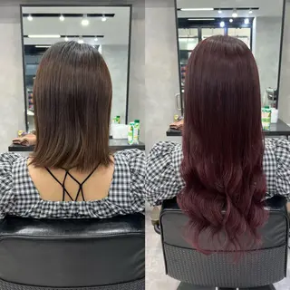 ロング カラー ヘアアレンジ ar+ ❤︎ maiのヘアスタイル