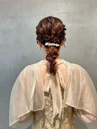 セミロング ヘアアレンジ L&Co所属・タナカ カナ🫧のヘアスタイル