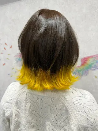 ミディアム カラー 韓国ヘアー🦄ྀི オタク美容師🌈山本のヘアスタイル