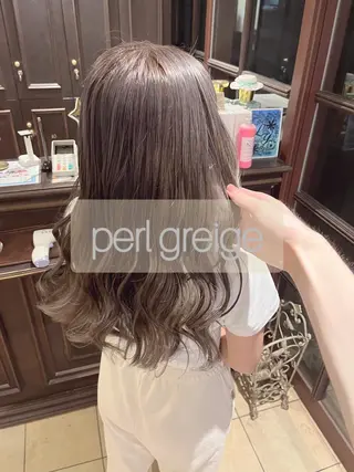 ロング 🧡ミルクティー/ レイヤー🧡ショウナのヘアスタイル