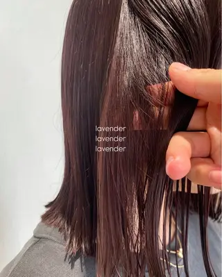 ミディアム カラー 暖色カラー /ヘアアレンジ/花鈴のヘアスタイル