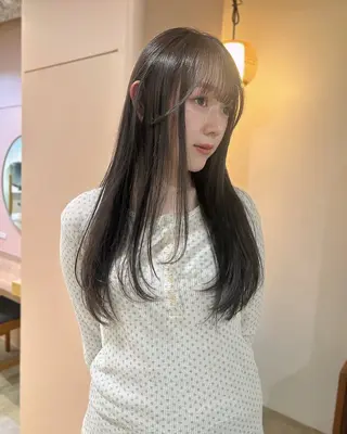 ロング カラー ヘアアレンジ 🎀suzuna 透明感colorのヘアスタイル